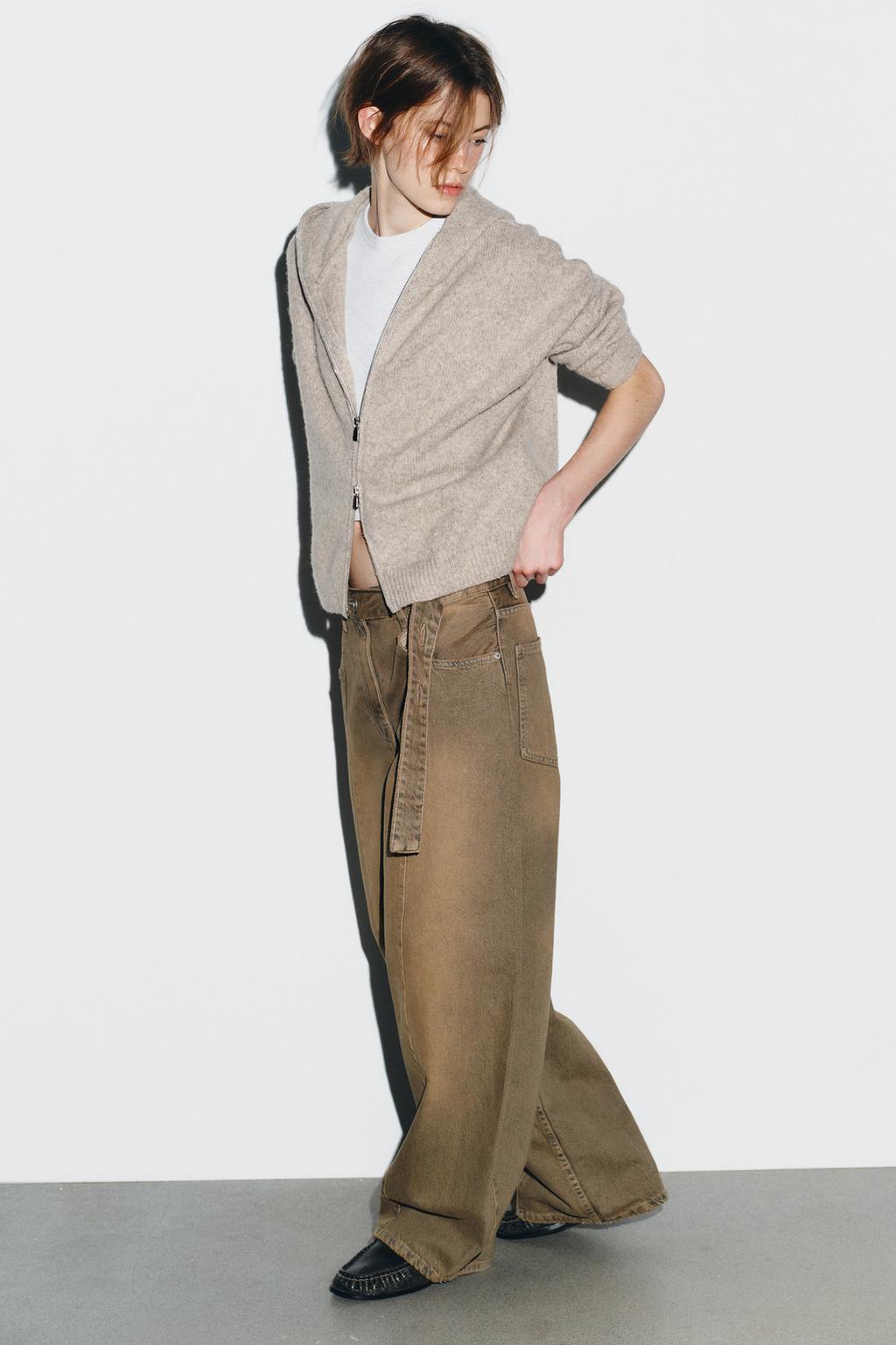 ДЖИНСЫ TRF OVERSIZE BARREL С НИЗКОЙ ПОСАДКОЙ