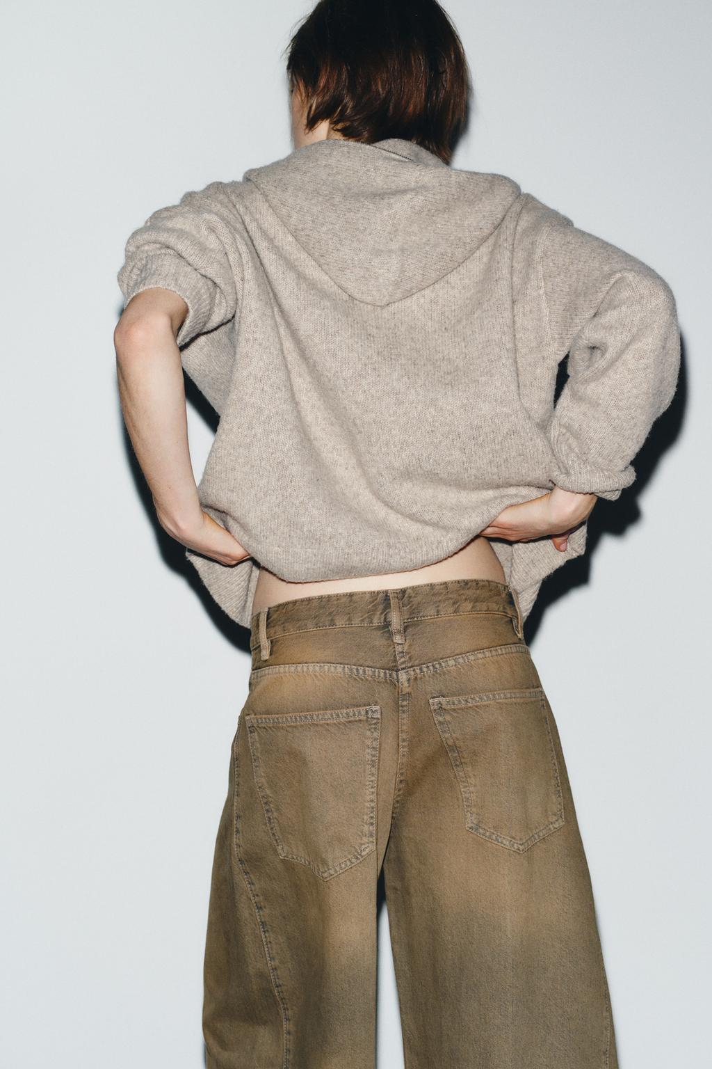 ДЖИНСЫ TRF OVERSIZE BARREL С НИЗКОЙ ПОСАДКОЙ