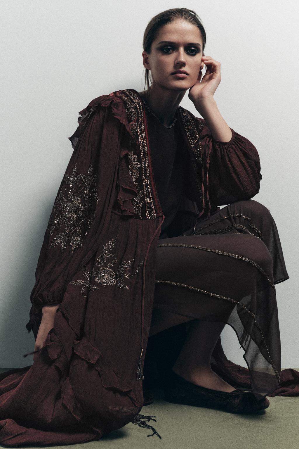 КОМБИНИРОВАННЫЙ ТОП ИЗ ЖОРЖЕТА С ПАЙЕТКАМИ