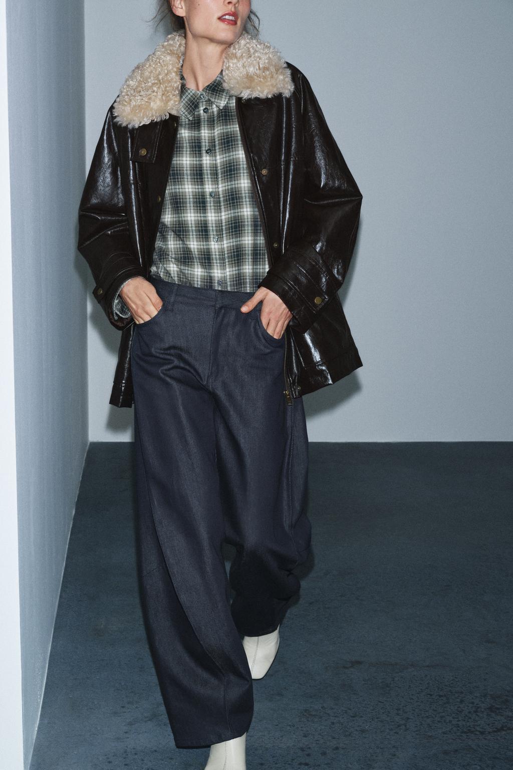 КУРТКА С МЕХОВЫМ ВОРОТНИКОМ — ZW COLLECTION