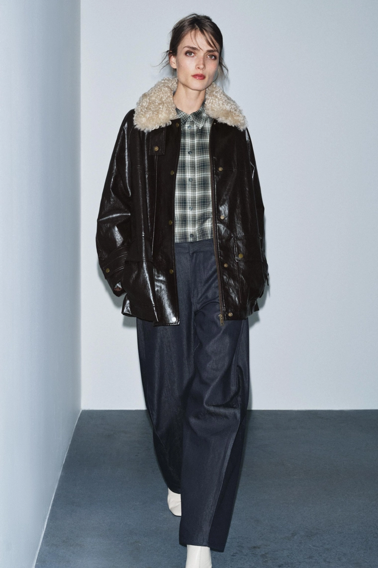 КУРТКА С МЕХОВЫМ ВОРОТНИКОМ — ZW COLLECTION