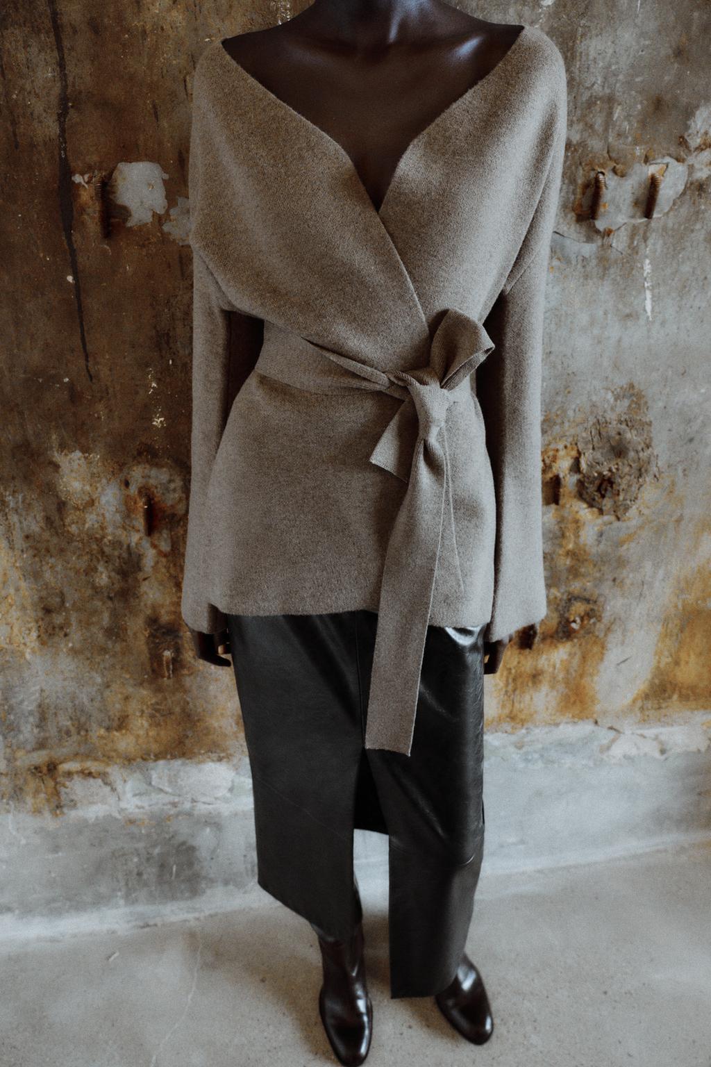 КАРДИГАН С ПОЯСОМ