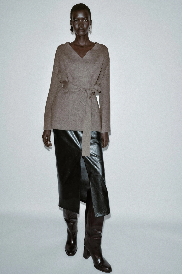 КАРДИГАН С ПОЯСОМ