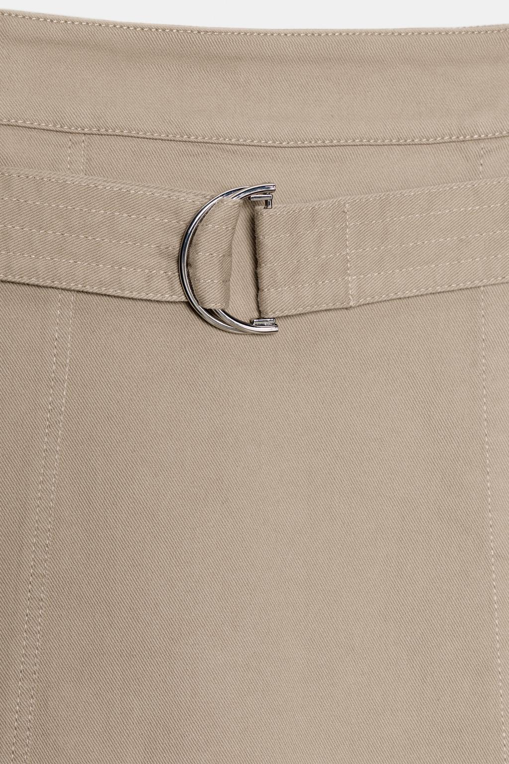 ЮБКА МИДИ КАРГО С РЕМНЕМ