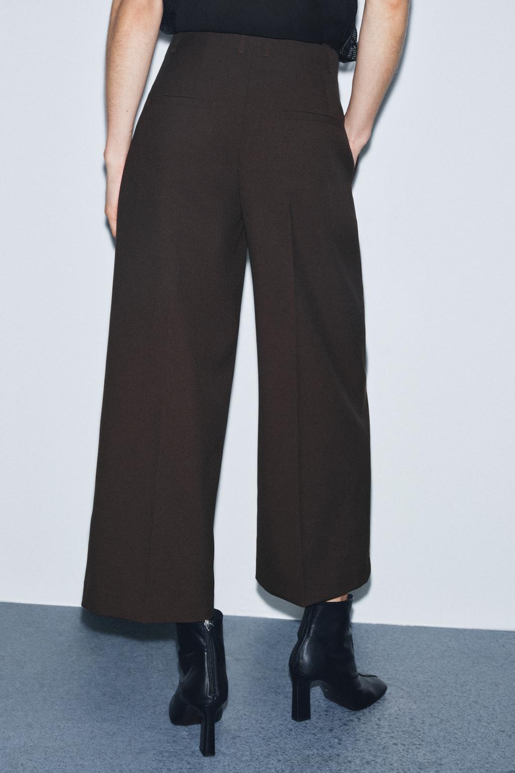 УКОРОЧЕННЫЕ БРЮКИ ПРЯМОГО КРОЯ — ZW COLLECTION