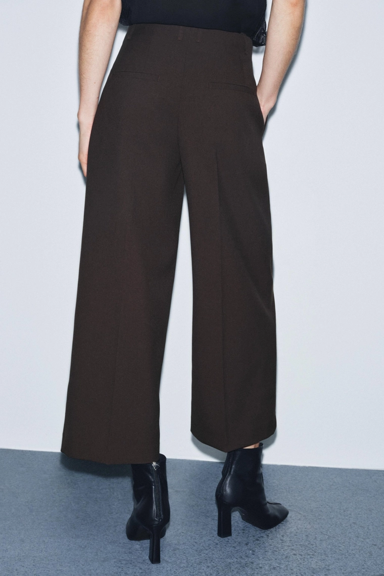 УКОРОЧЕННЫЕ БРЮКИ ПРЯМОГО КРОЯ — ZW COLLECTION