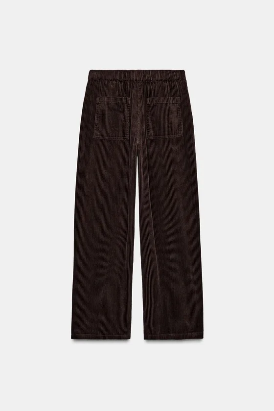 ВЕЛЬВЕТОВЫЕ БРЮКИ WIDE-LEG — ZW COLLECTION