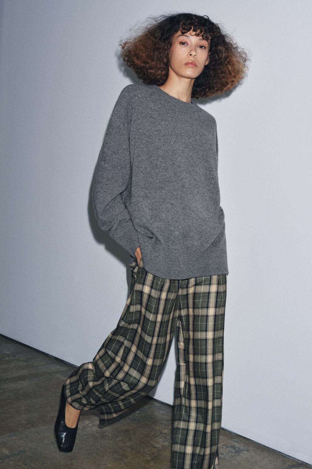 СВИТЕР ОВЕРСАЙЗ ИЗ 100% ШЕРСТИ