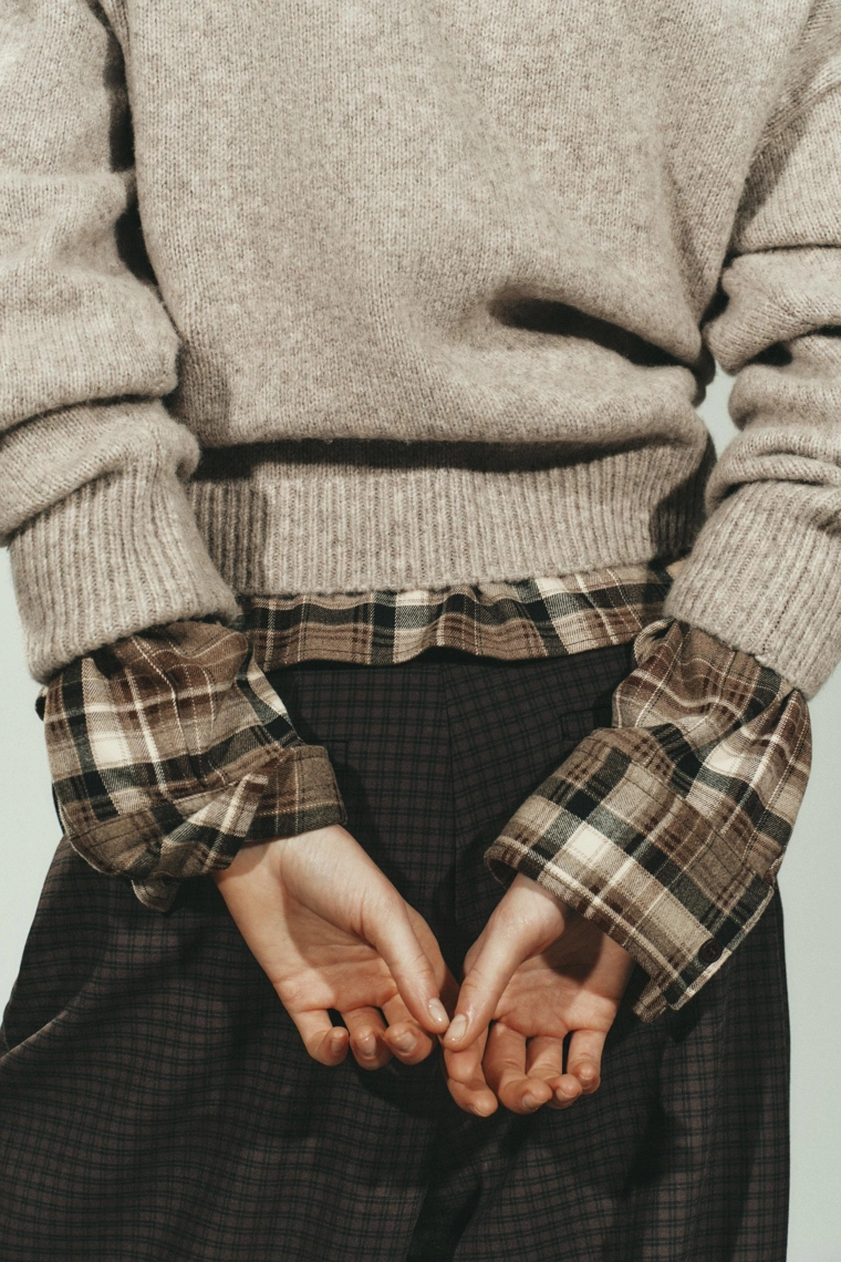 БРЮКИ В КЛЕТКУ С ЗАЩИПАМИ