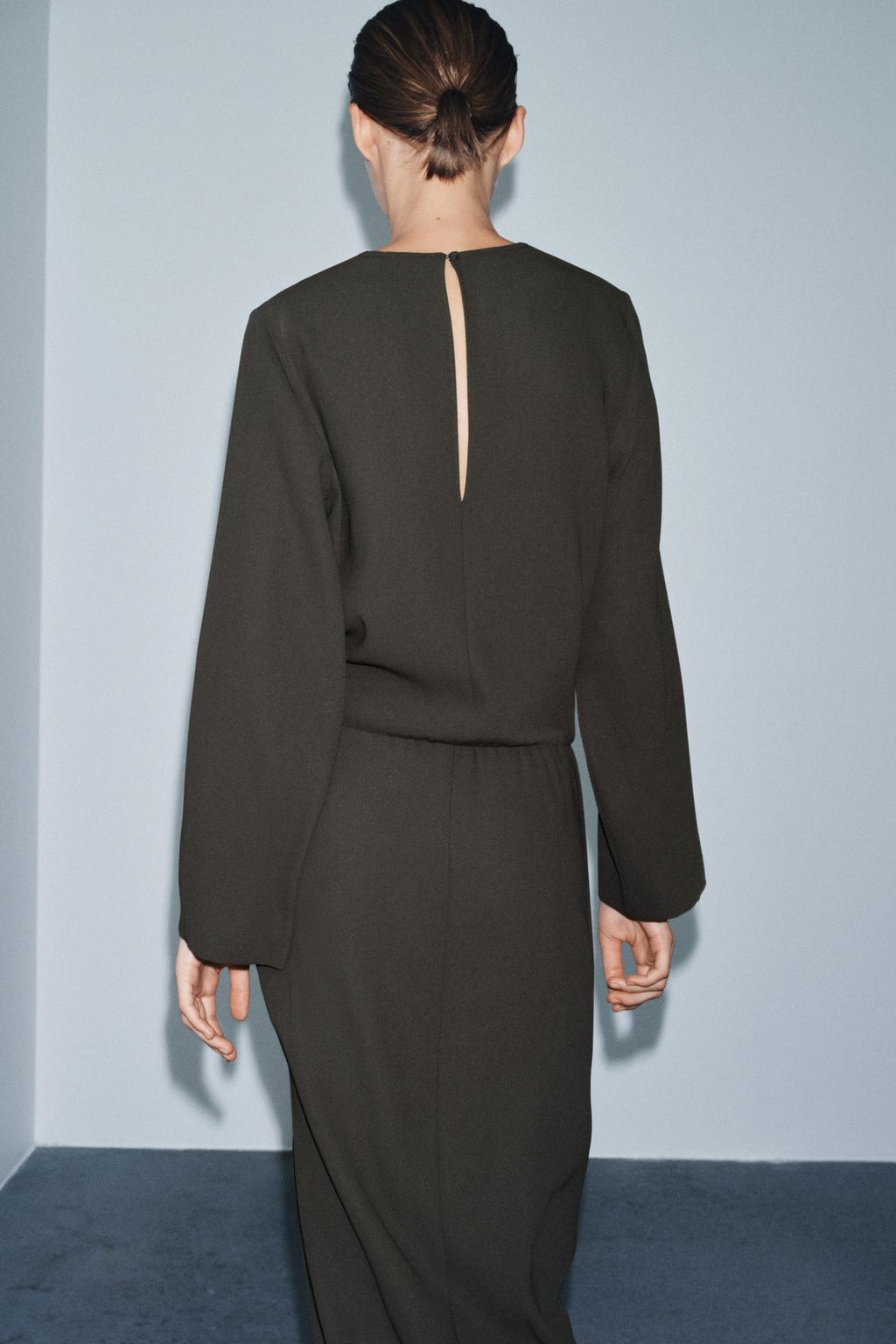 Платье-миди с плиссировкой из коллекции zw