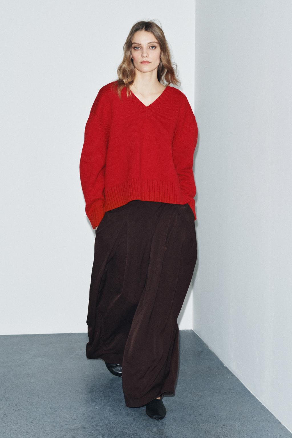 СВОБОДНЫЕ БРЮКИ С ЗАЩИПАМИ — ZW COLLECTION