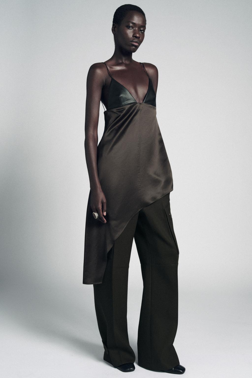 Топ с асимметричным контрастом коллекции zw