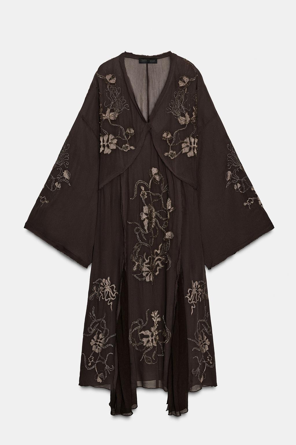 ПЛАТЬЕ С ВЫШИВКОЙ И БУСИНАМИ ИЗ ОГРАНИЧЕННОЙ СЕРИИ ZW COLLECTION