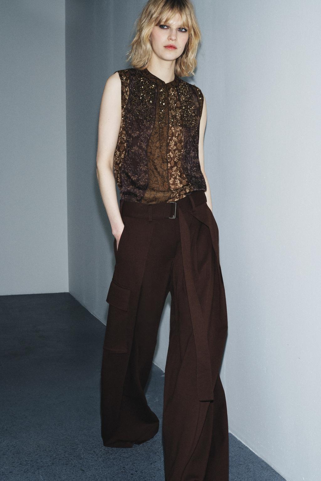 Топ с узором из коллекции zw