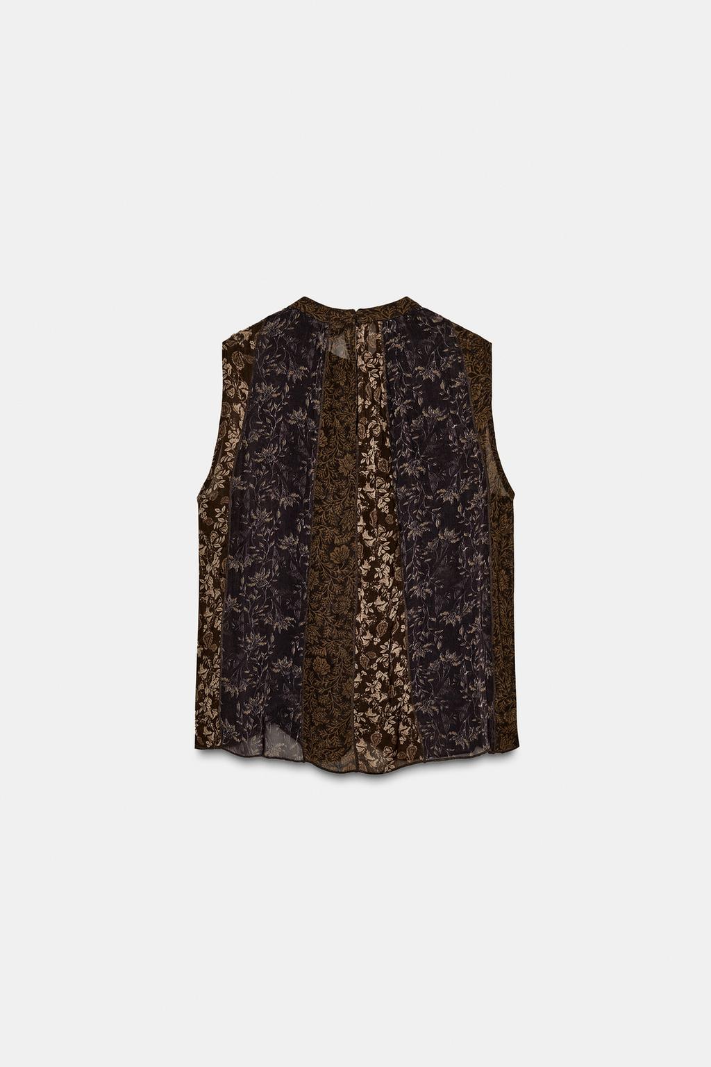 Топ с узором из коллекции zw