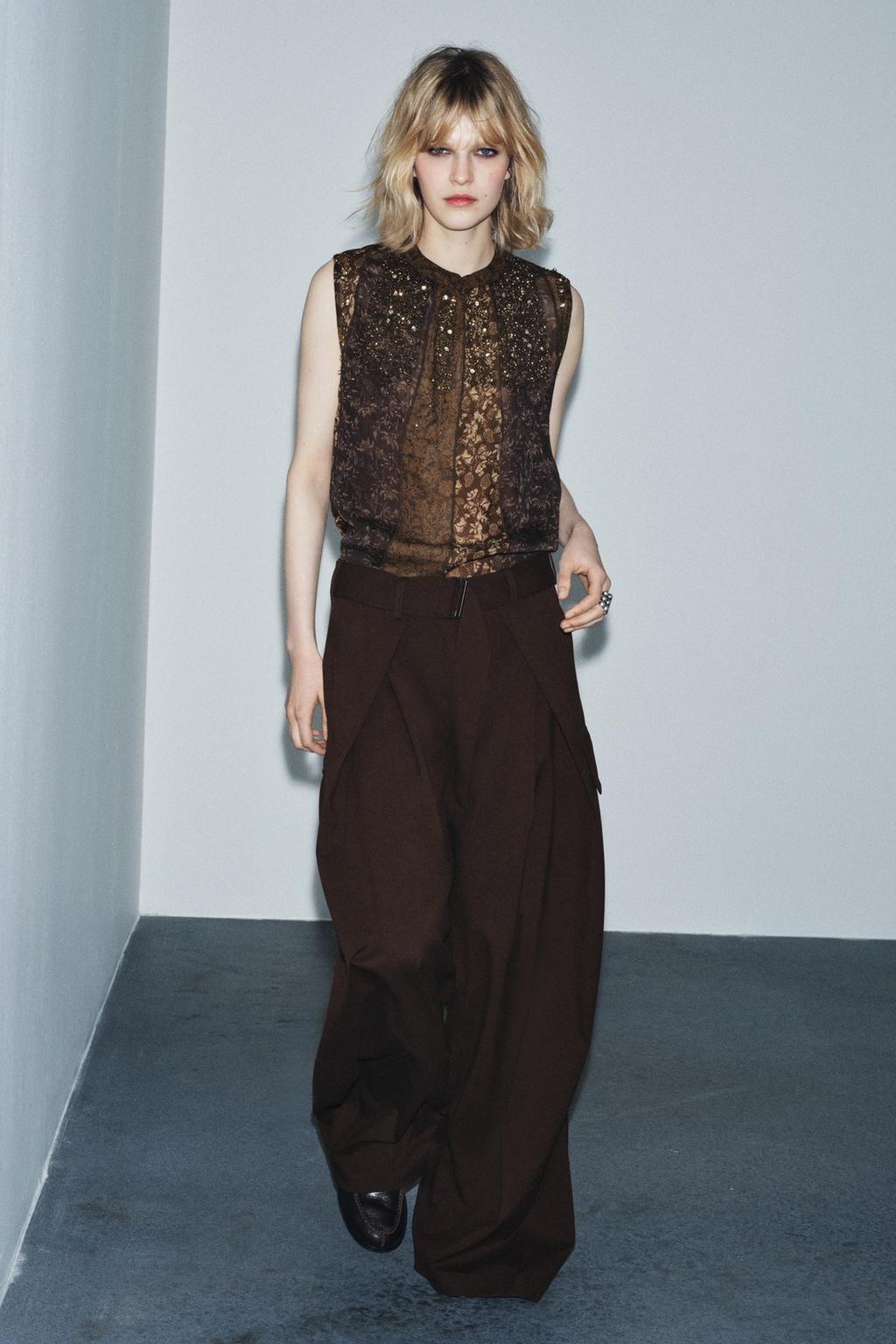 Топ с узором из коллекции zw