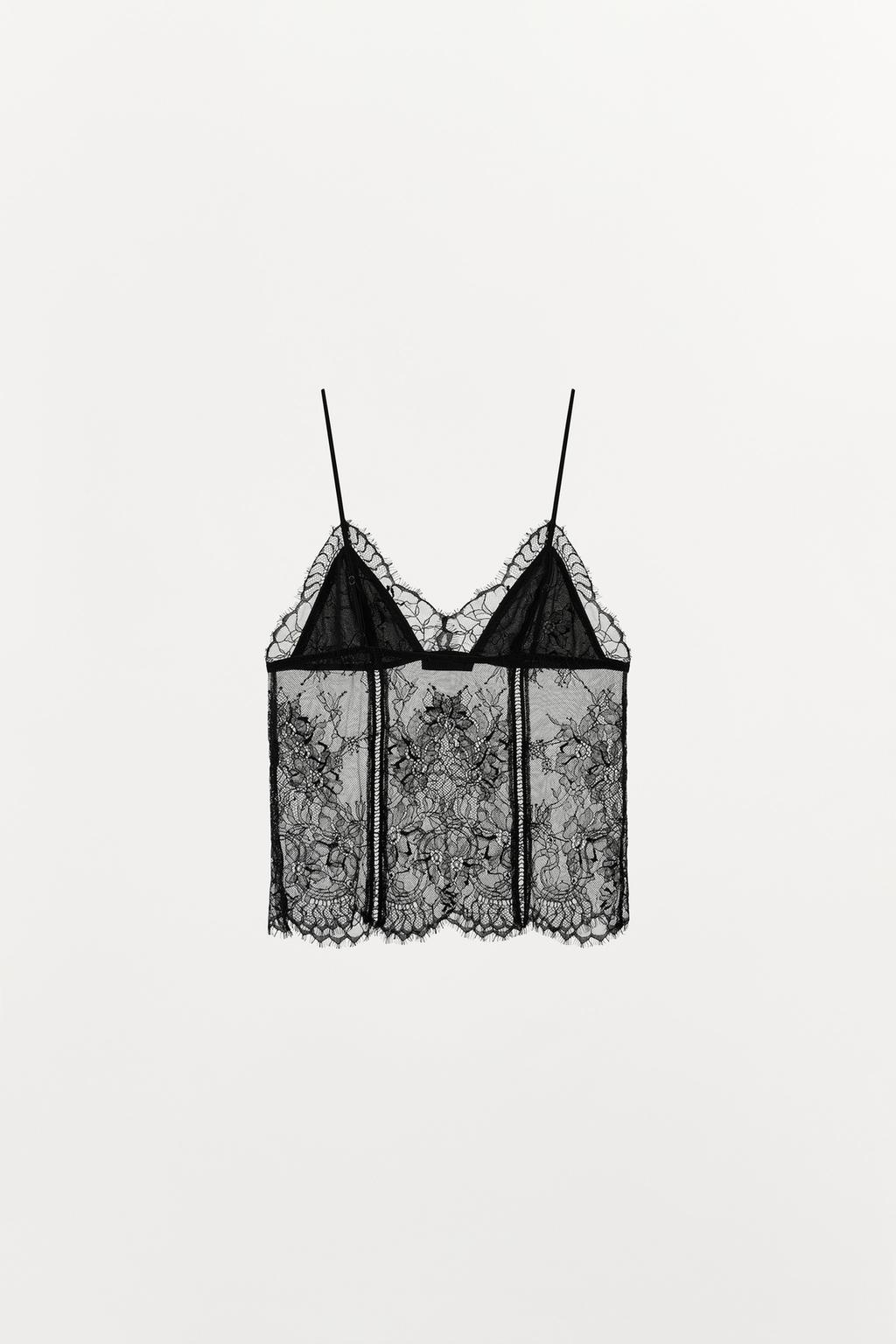 КРУЖЕВНОЙ ТОП НА БРЕТЕЛЯХ