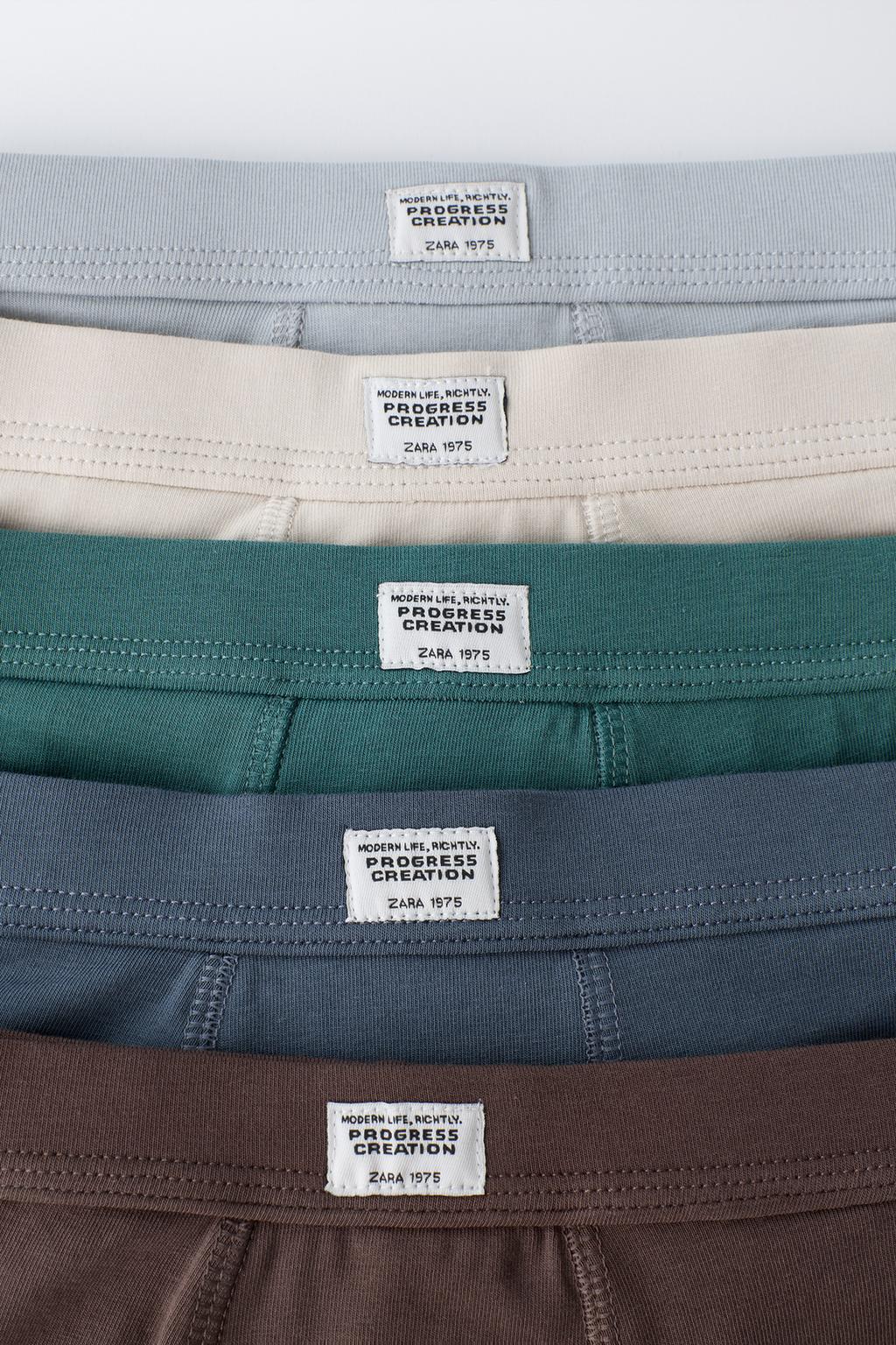 2-6 ЛЕТ/НАБОР ИЗ ПЯТИ ТРУСОВ-БОКСЕРОВ С ЛОГОТИПОМ