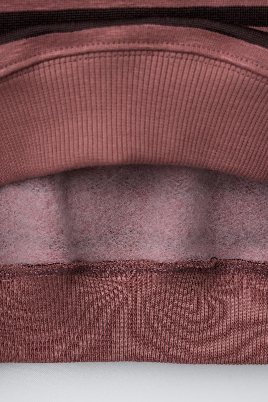 ТОЛСТОВКА В ПОЛОСКУ С НАДПИСЬЮ