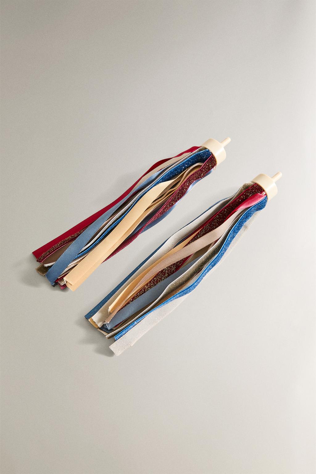 Детский велосипедный аксессуар с блестящими лентами