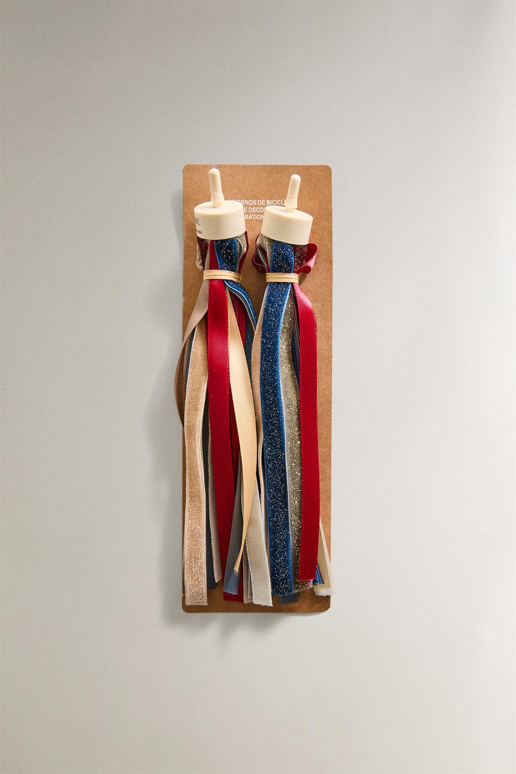 Детский велосипедный аксессуар с блестящими лентами