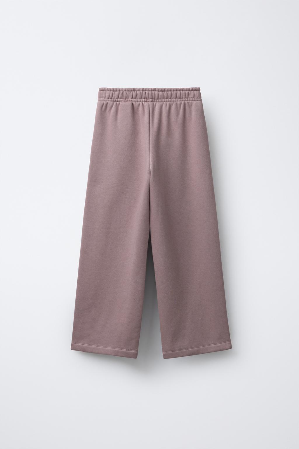 БРЮКИ WIDE LEG ИЗ МЯГКОЙ ТКАНИ