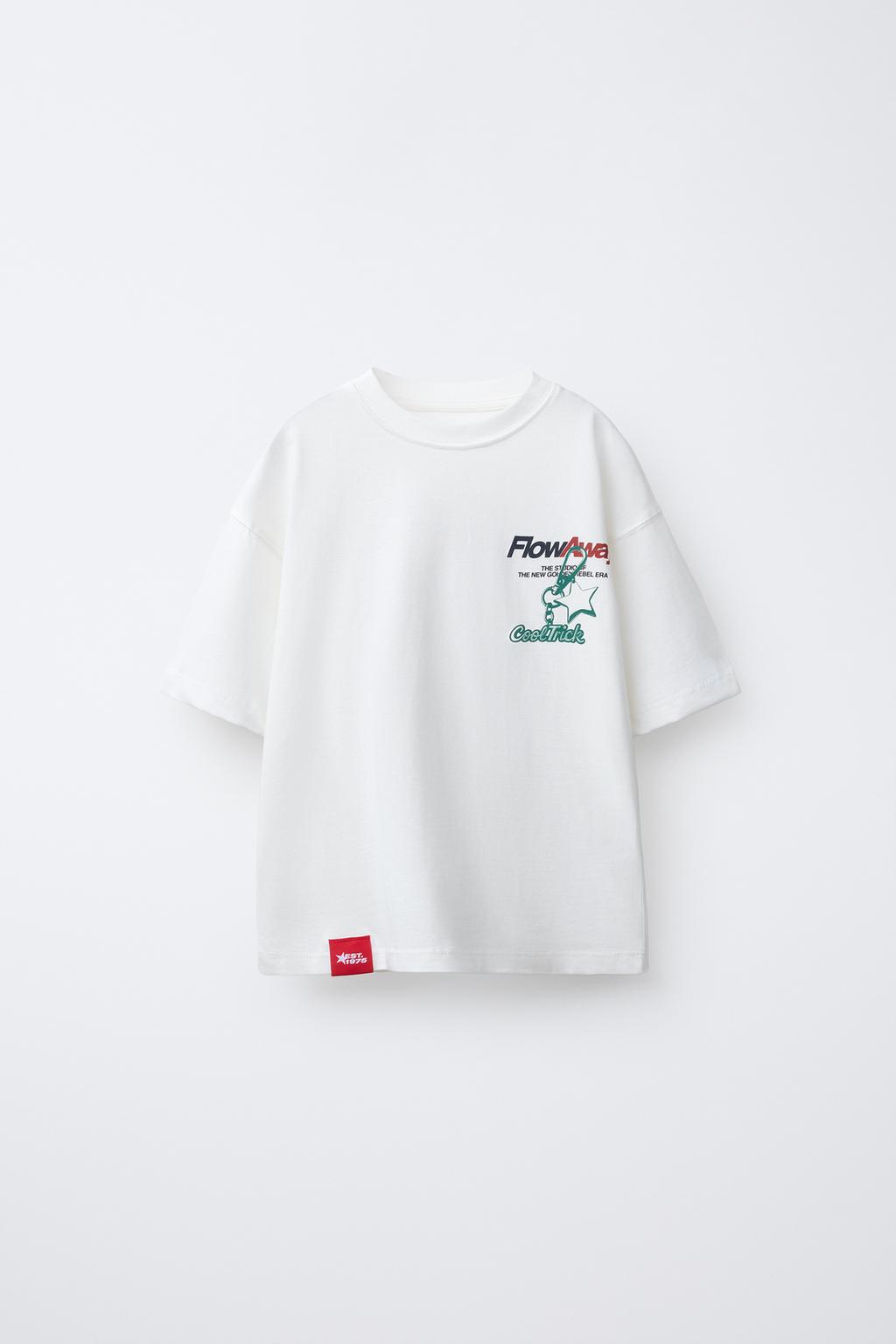 ФУТБОЛКА С ПРИНТОМ В ВИДЕ БРЕЛКА