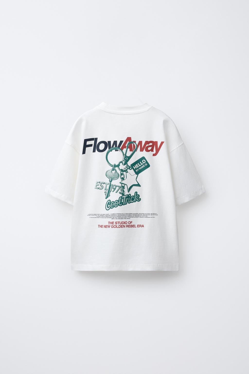 ФУТБОЛКА С ПРИНТОМ В ВИДЕ БРЕЛКА