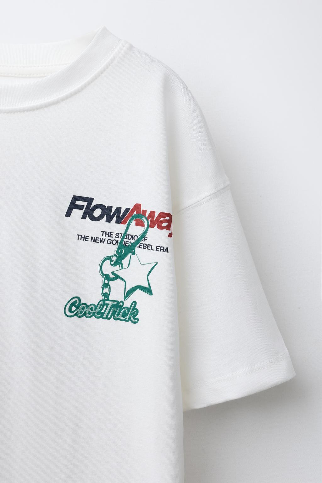 ФУТБОЛКА С ПРИНТОМ В ВИДЕ БРЕЛКА