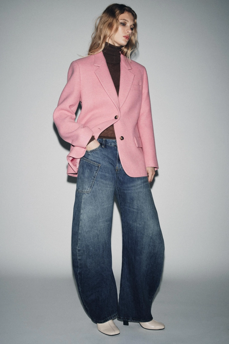 ДЖИНСЫ RELAXED С НИЗКОЙ ПОСАДКОЙ — ZW COLLECTION