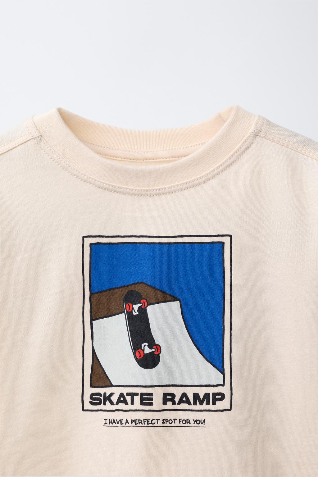 ФУТБОЛКА С ПРИНТОМ «СКЕЙТ»