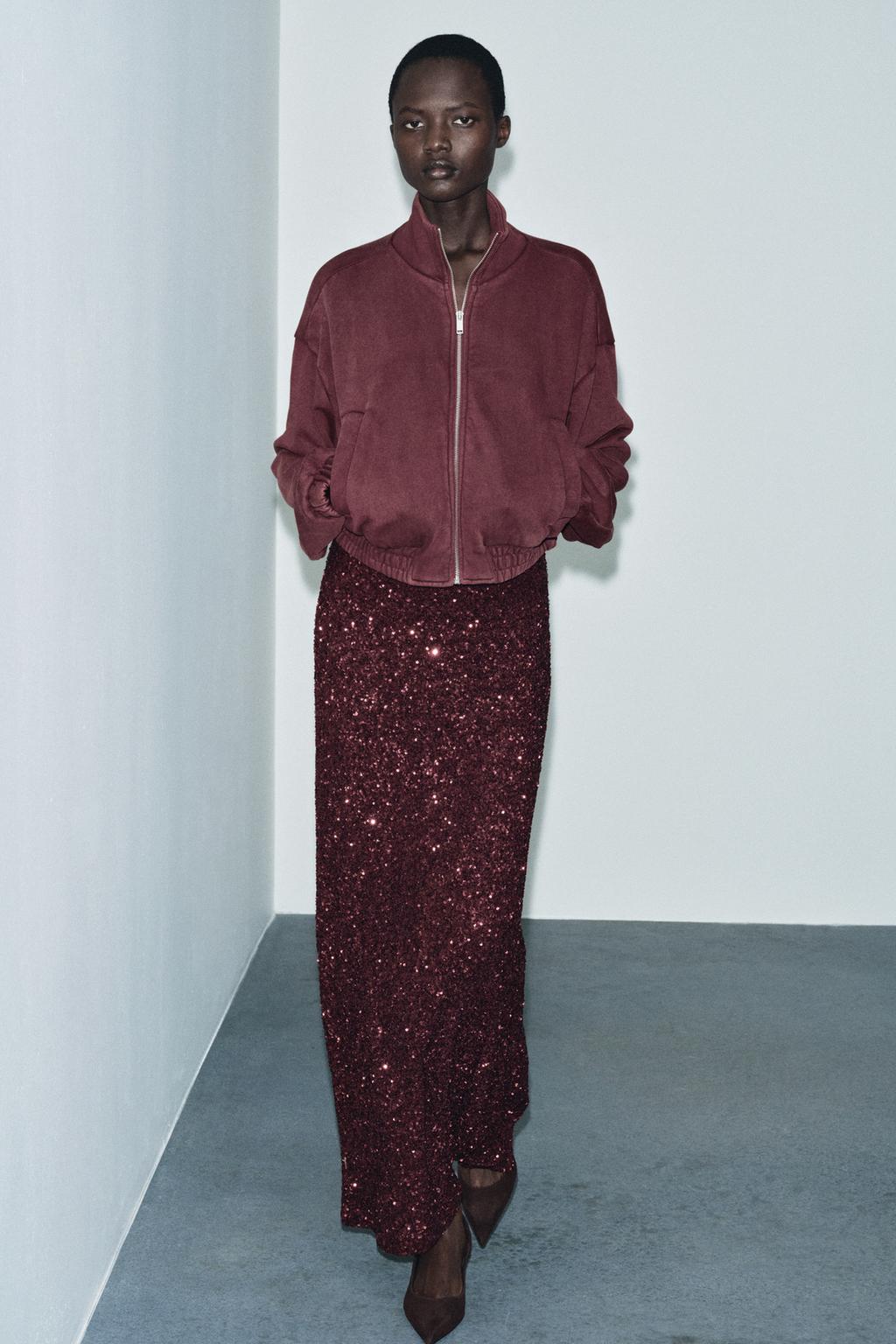 КУРТКА ИЗ МЯГКОЙ ТКАНИ С ЭФФЕКТОМ ПОТЕРТОСТИ