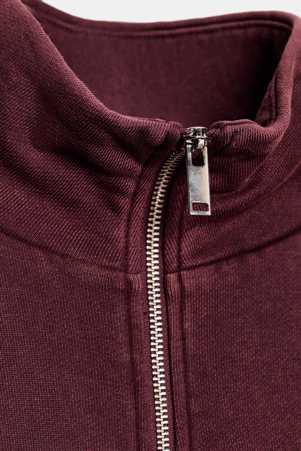 КУРТКА ИЗ МЯГКОЙ ТКАНИ С ЭФФЕКТОМ ПОТЕРТОСТИ