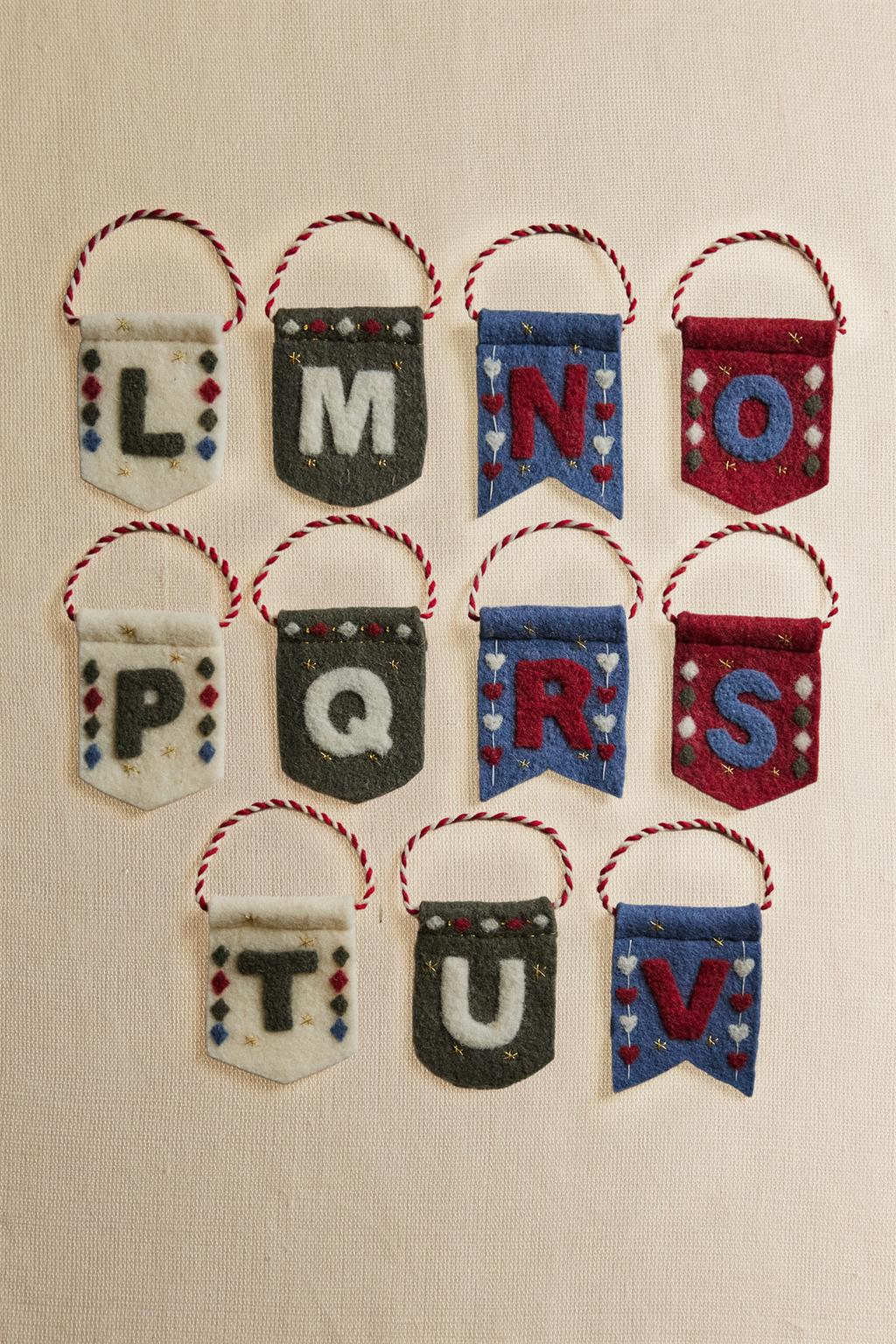 Украшение рождество флаг (l-v)