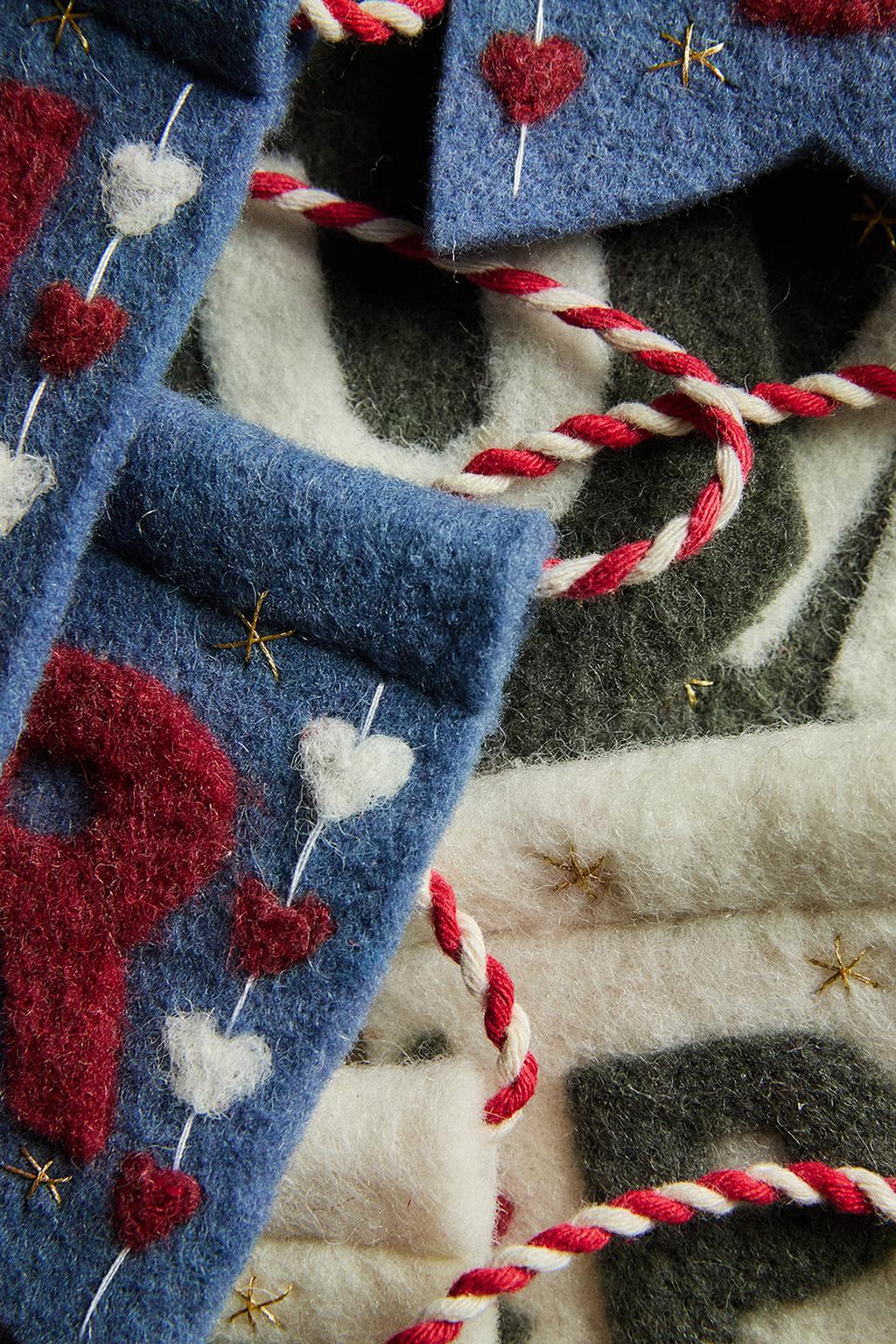 Украшение рождество флаг (l-v)