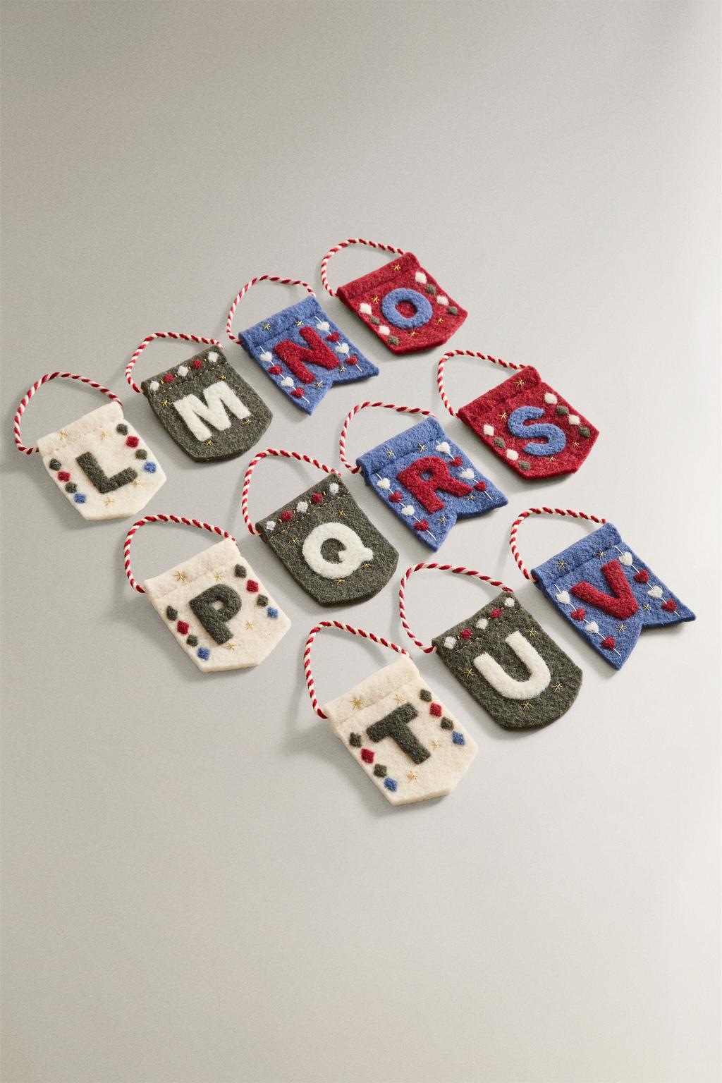 Украшение рождество флаг (l-v)