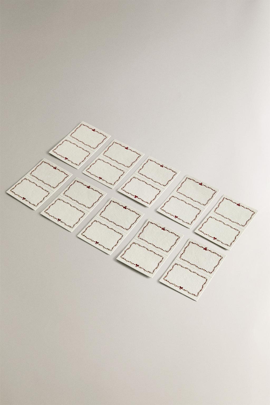 Набор рождественских карточек-держателей (набор из 10)