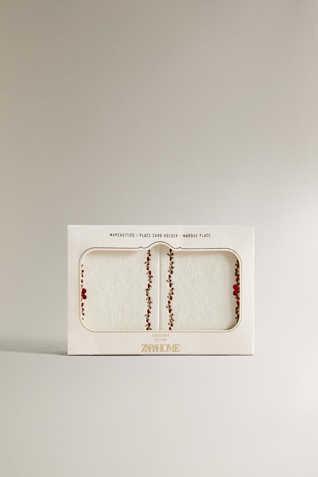 Набор рождественских карточек-держателей (набор из 10)