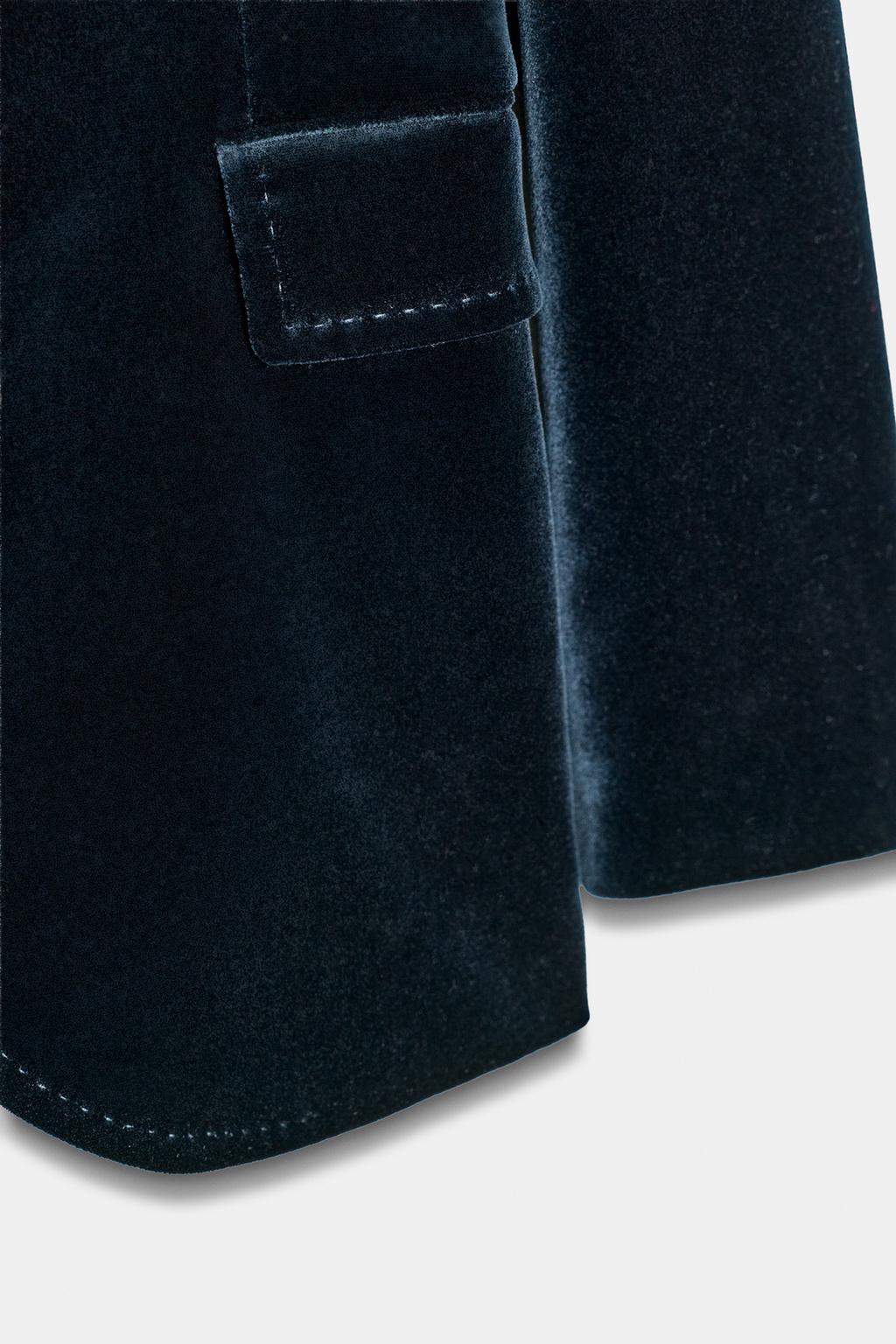 БАРХАТНЫЙ БЛЕЙЗЕР — ZW COLLECTION