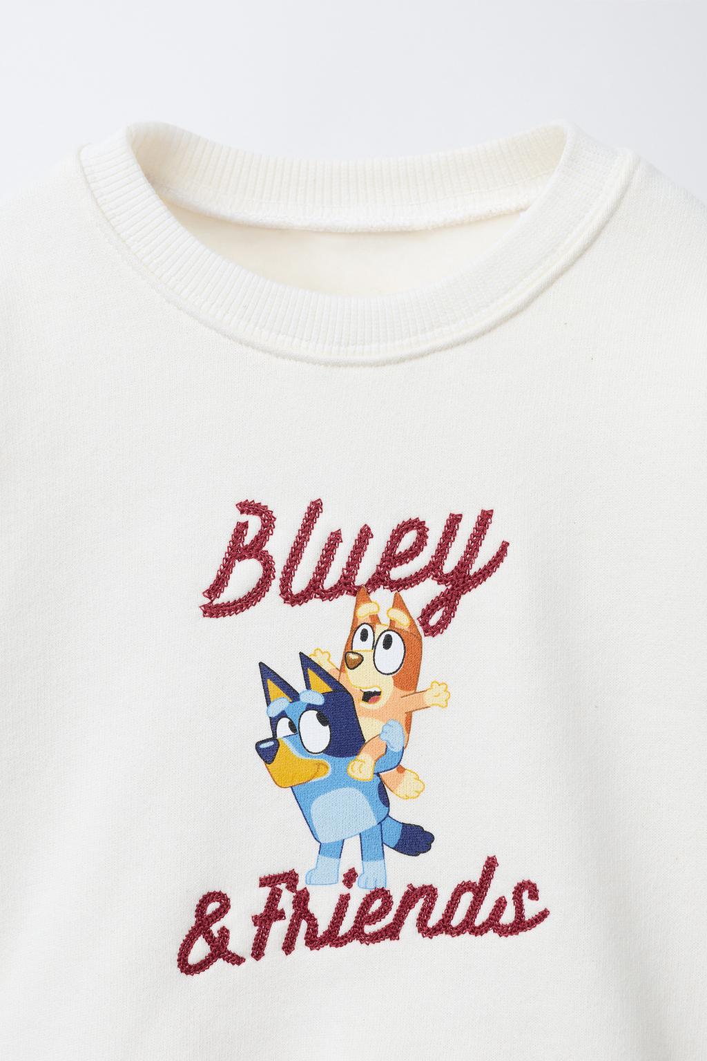 ТОЛСТОВКА С ВЫШИВКОЙ BLUEY © LUDO STUDIO