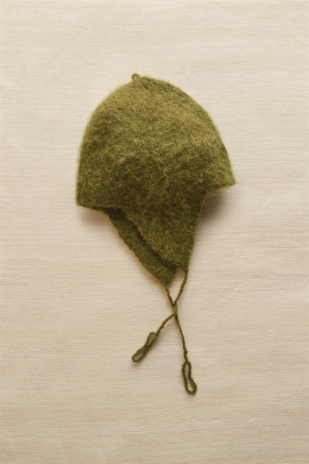 Детская шапка из альпаки