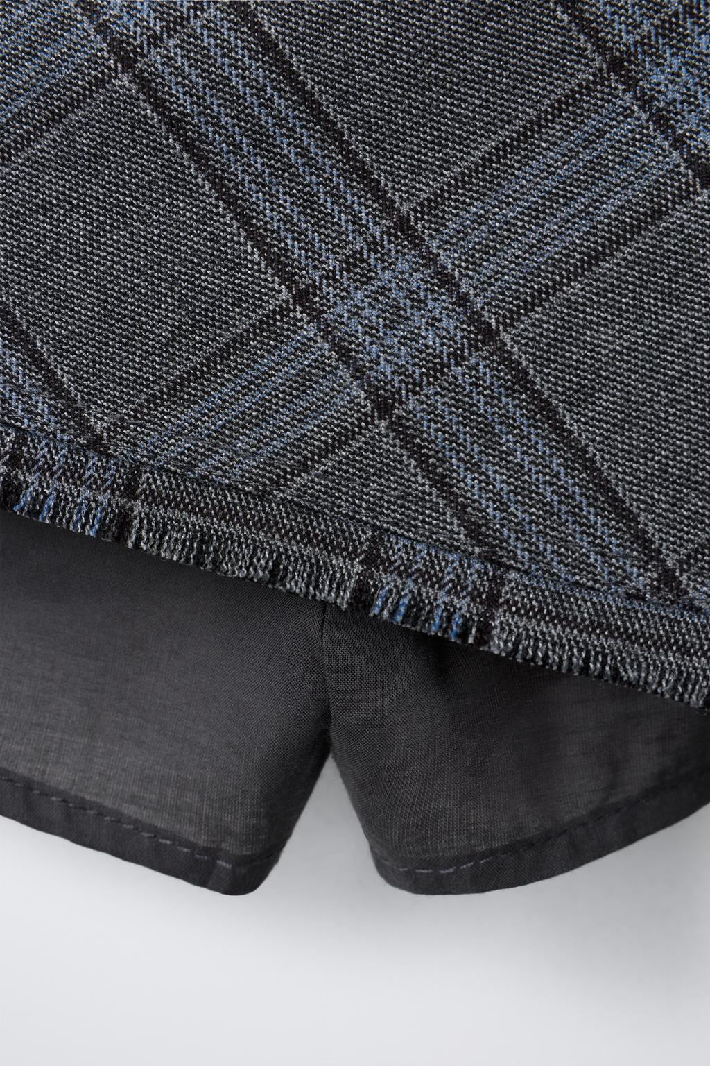 ЮБКА-ШОРТЫ В КЛЕТКУ В СТИЛЕ ПАРЕО