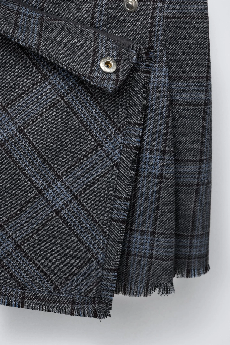 ЮБКА-ШОРТЫ В КЛЕТКУ В СТИЛЕ ПАРЕО