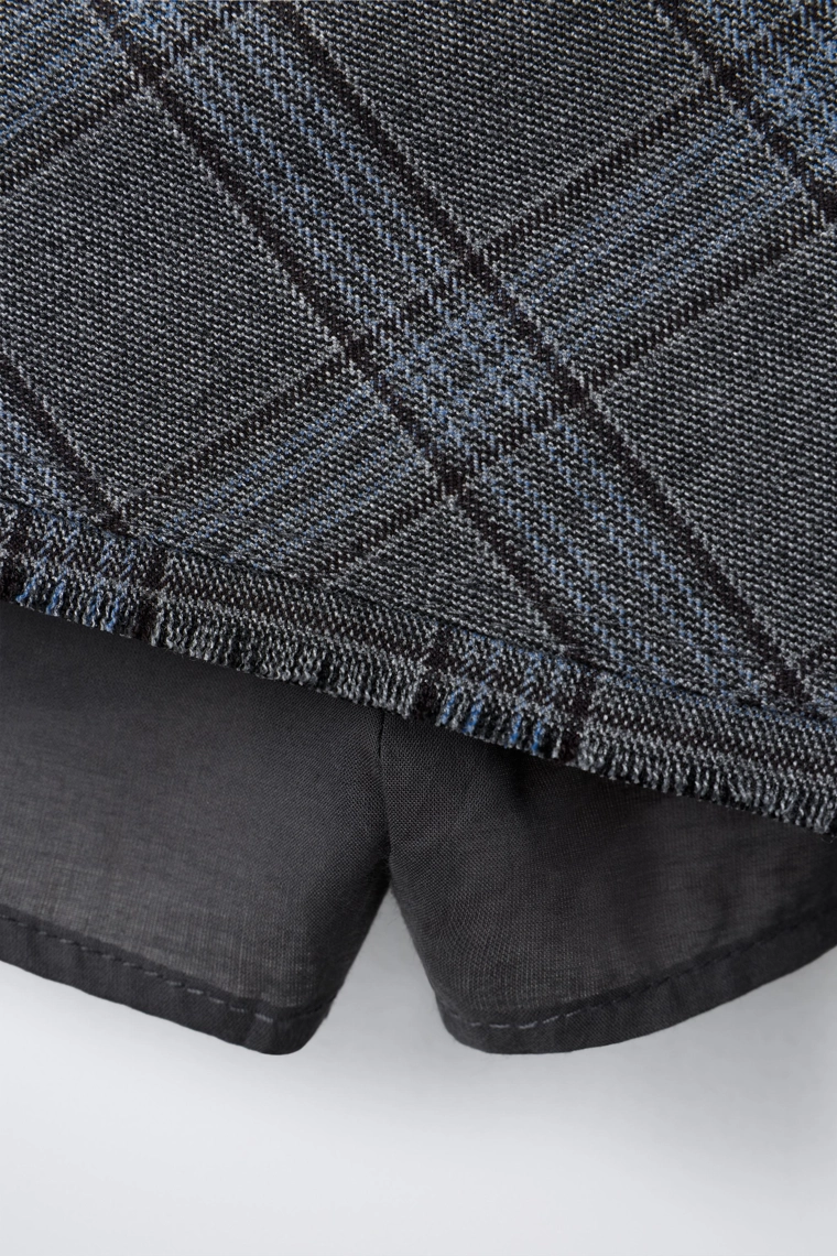 ЮБКА-ШОРТЫ В КЛЕТКУ В СТИЛЕ ПАРЕО