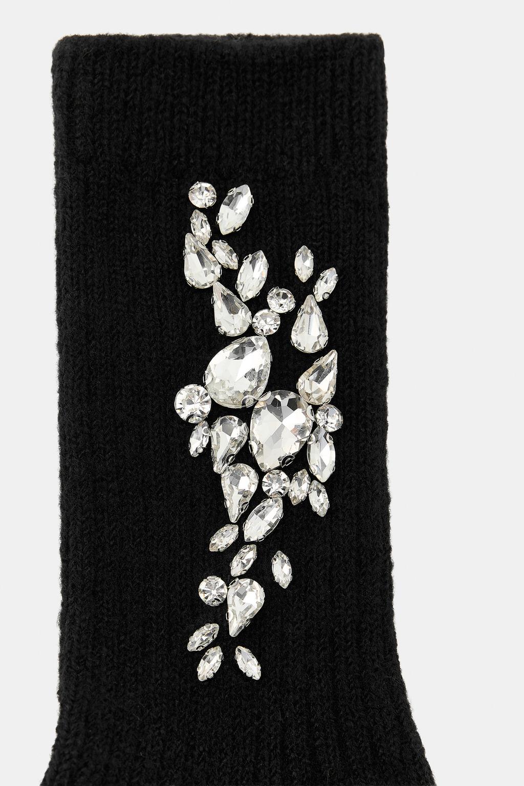 ОДНОТОННЫЕ НОСКИ С ДЕКОРОМ