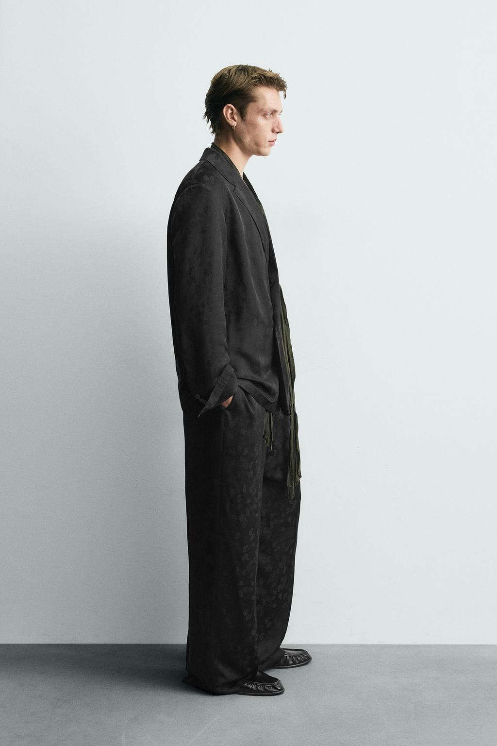 ЖАККАРДОВЫЕ БРЮКИ СВОБОДНОГО КРОЯ В УЗОР «ПЕЙСЛИ» — LIMITED EDITION