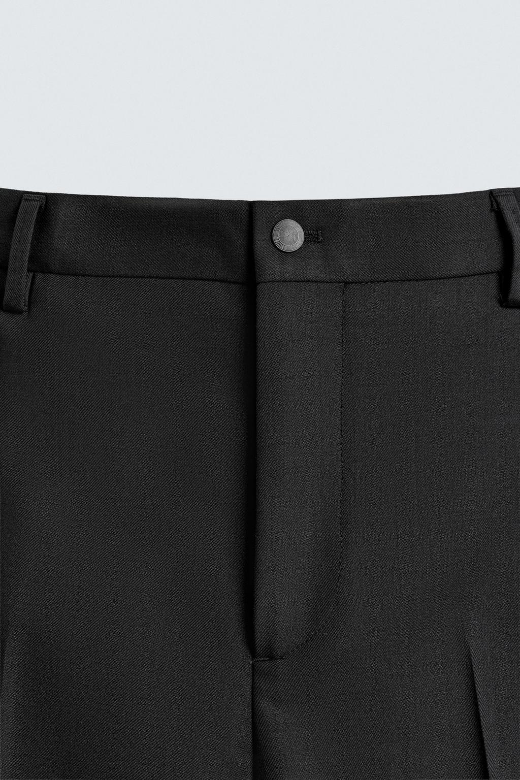 КОСТЮМНЫЕ БРЮКИ-СМОКИНГ ИЗ ШЕРСТИ