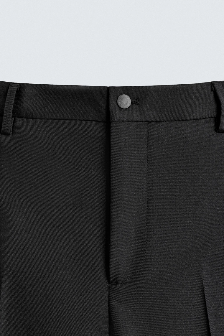 КОСТЮМНЫЕ БРЮКИ-СМОКИНГ ИЗ ШЕРСТИ