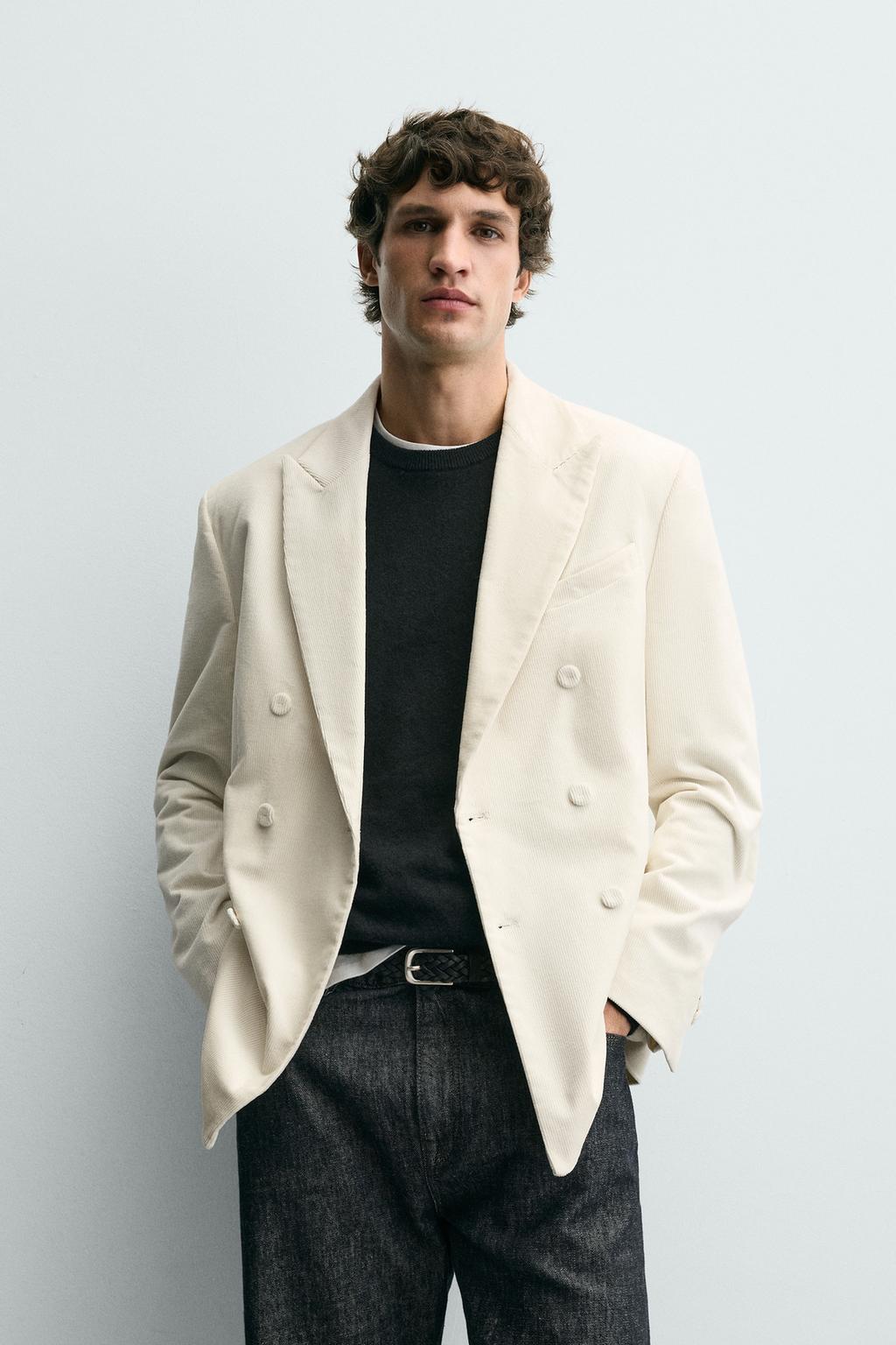 ДВУБОРТНЫЙ БЛЕЙЗЕР ИЗ ВЕЛЬВЕТА