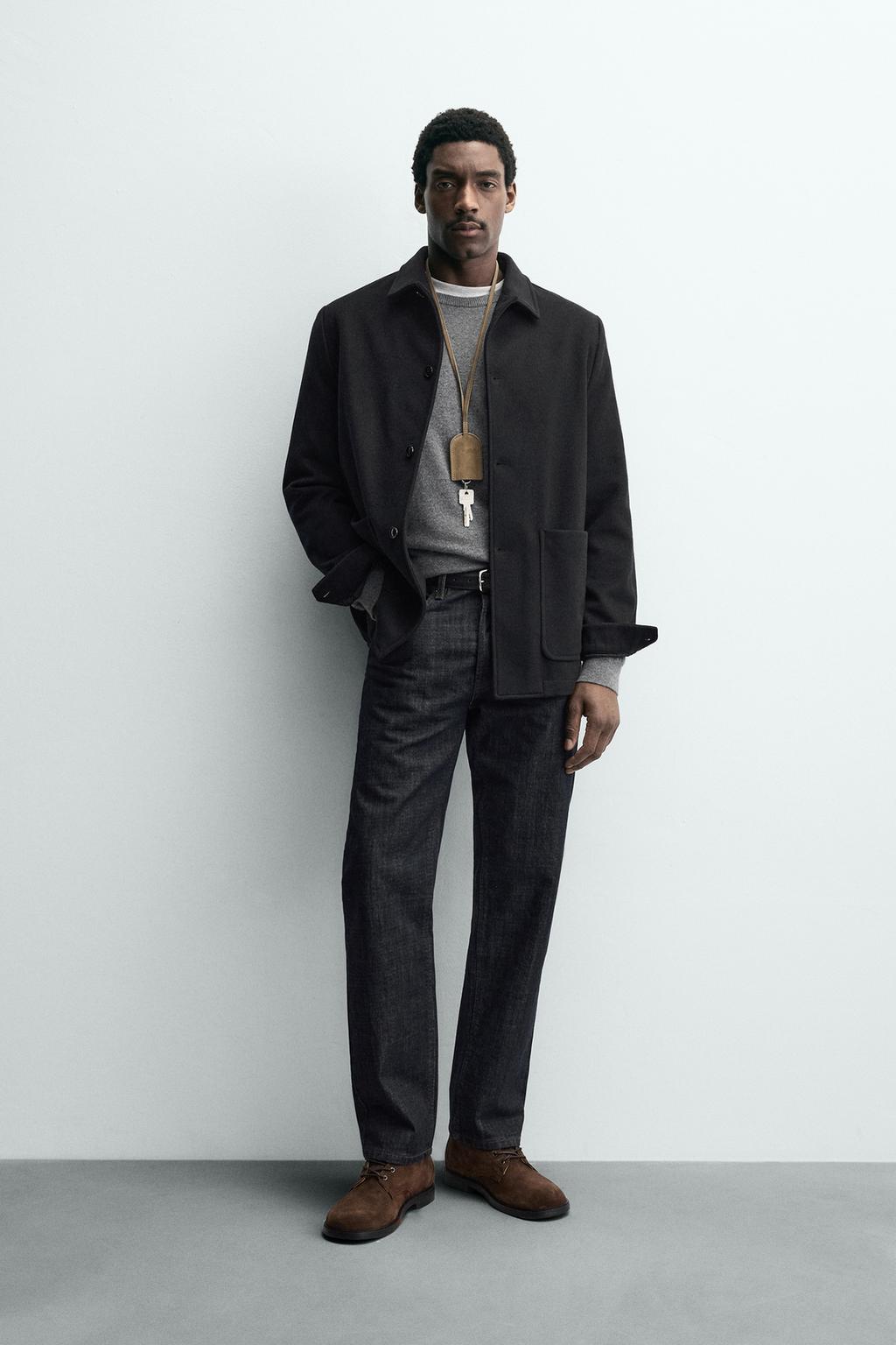 БЛЕЙЗЕР RELAXED FIT ИЗ СМЕСОВОЙ ШЕРСТИ